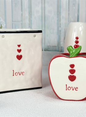 陶瓷新婚礼物家用桌面花瓶