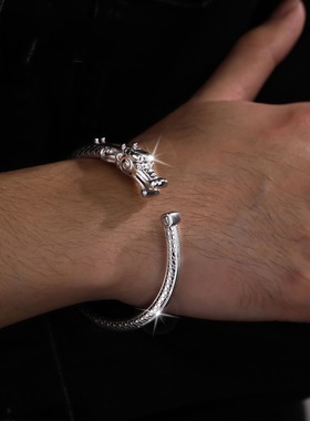 复古国风龙腾盛世手镯