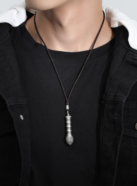 金榜题名文昌笔吊坠男女项链