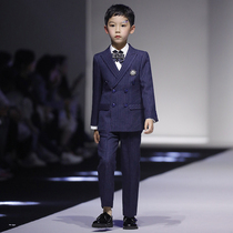 Childrens suit suit Inn Wind host flower boy boy gown gown walk show Little West suit piano to be handsome