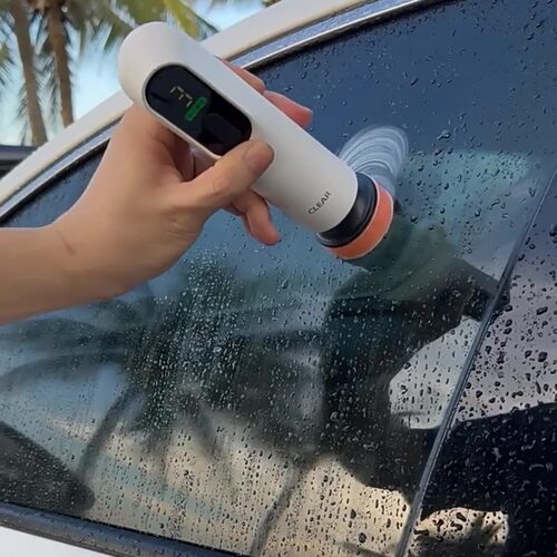 电动油膜清洁器汽车挡风玻璃清洗抛光器除虫胶污渍自动擦窗镀膜机 - 图1