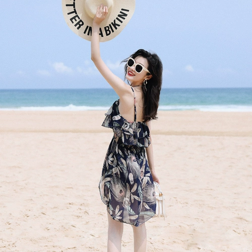 Купальник, раздельный комплект, 3 предмета