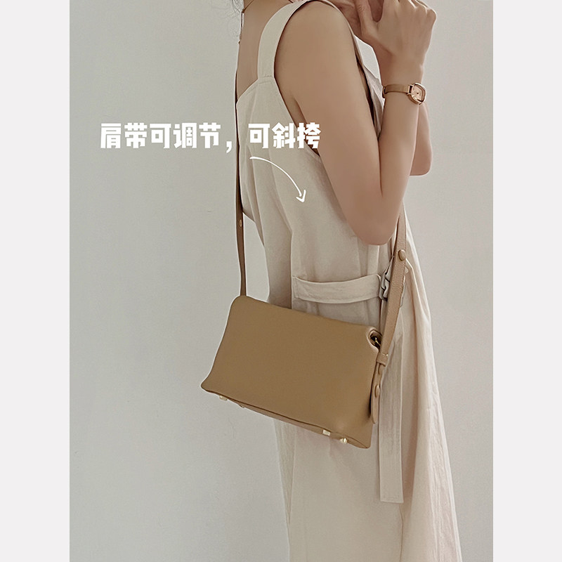 jpjclassic头层皮单肩斜挎枕头包 jpj女士包袋