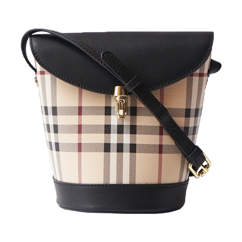 jpj格子包女2020新款撞色水桶包 jpj女士包袋