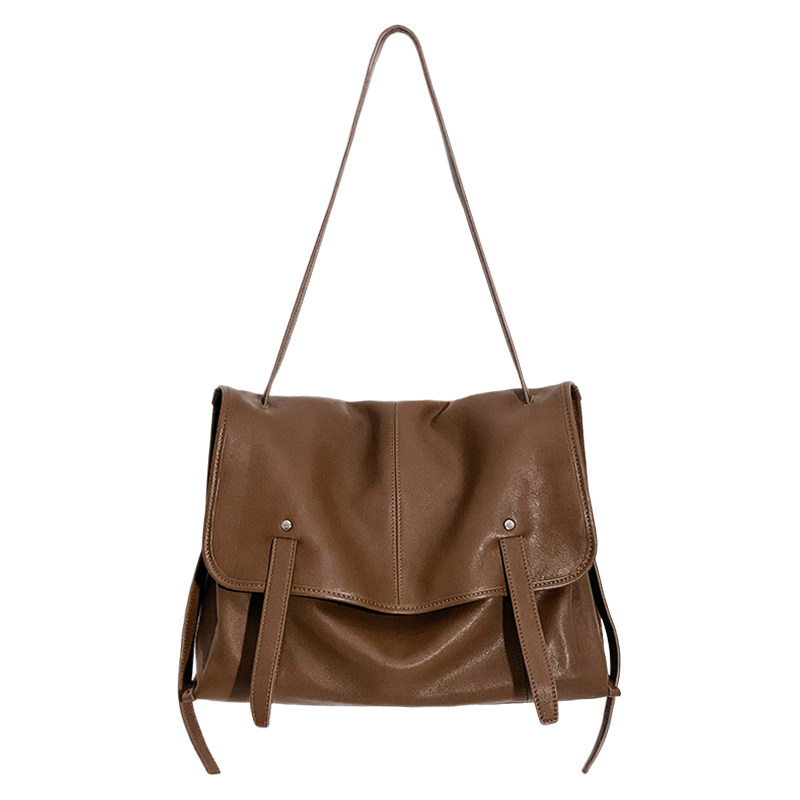 jpjclassic头层植鞣牛皮托特包女单肩斜挎邮差包软包通勤腋下包,淘宝优惠券,粉丝福利购,淘宝优惠卷