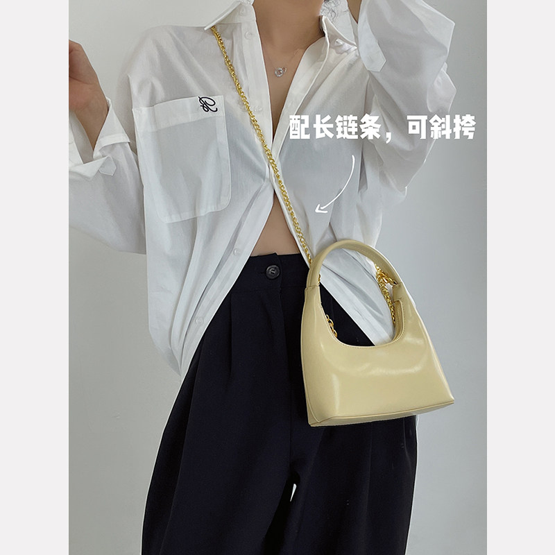 jpjclassic牛皮女单肩斜挎贝壳包 jpj女士包袋