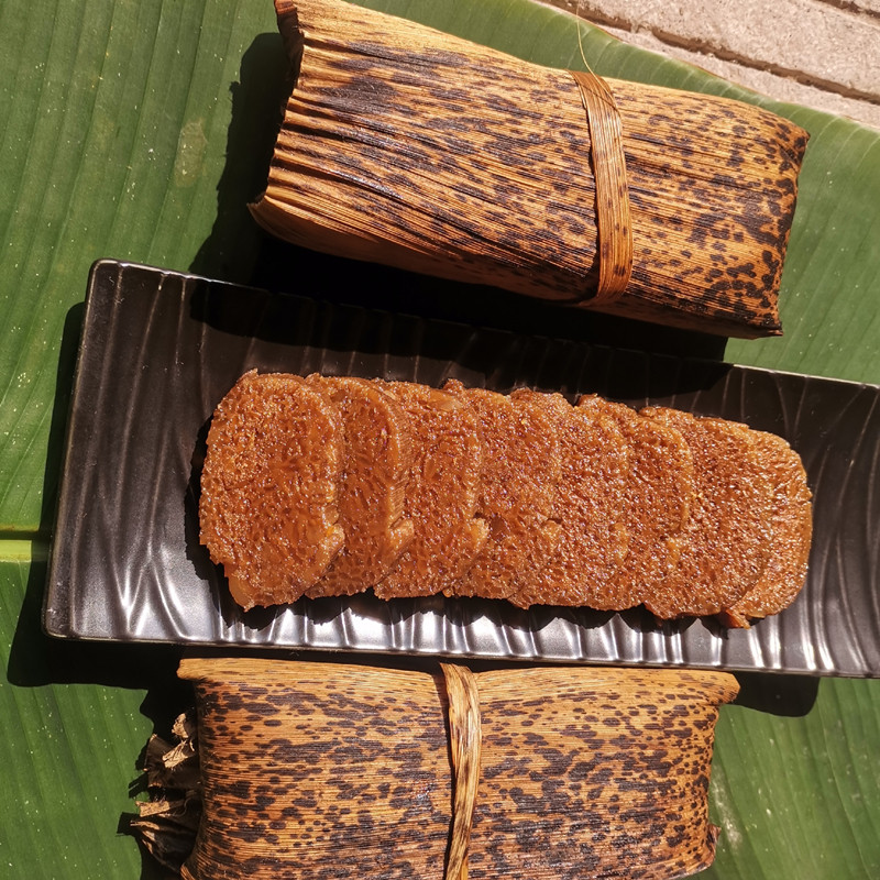 宜宾李庄黄粑1000g*2袋四川特产笋壳大黄粑手工竹叶糕糯米黄粑糕_虎窝淘