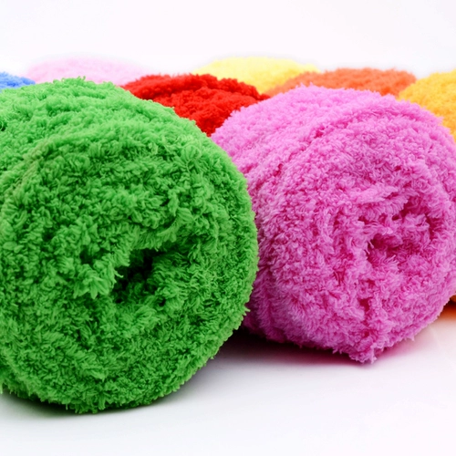 Коралловый клубок пряжи, полотенце, детский шарф ручной работы, плетеный набор материалов, «сделай сам»