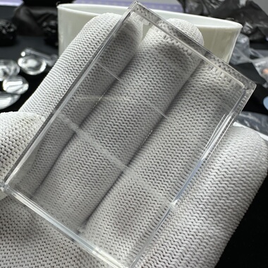 天然白水晶无事牌吊坠男士项链平安无事牌子挂坠女方牌项链透明