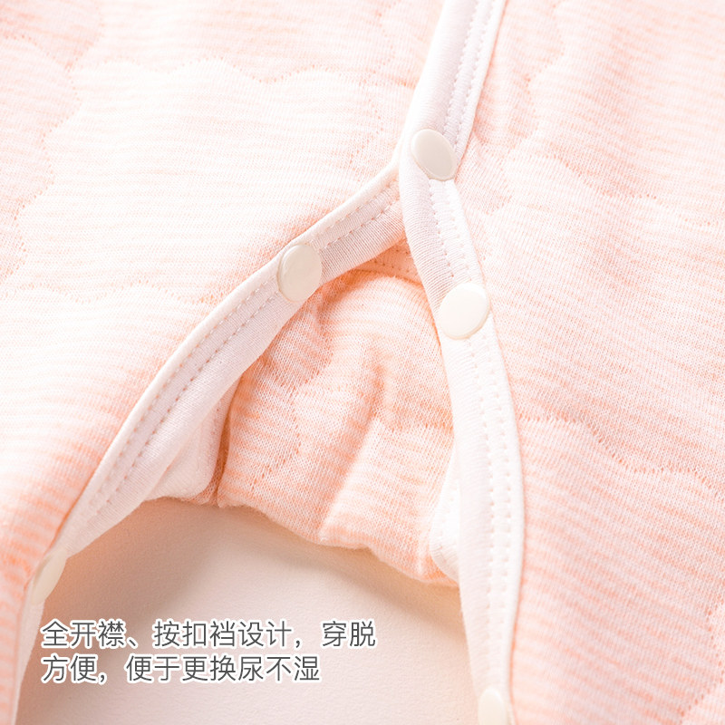 巴布乐园新生婴儿衣服保暖网红哈衣 巴布乐园连身衣/爬服/哈衣