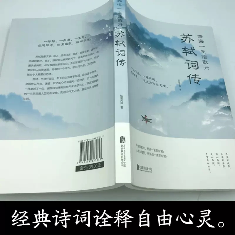 四海一生踏歌行:苏轼词传 仗剑天涯 文学 中国古典小说、诗词 中国古诗词 新华书店正版图书籍北京联合 - 图1