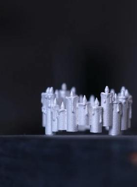 蜡烛戒指创意个性ins艺术小众设计复古高级感时尚独特食指环饰品