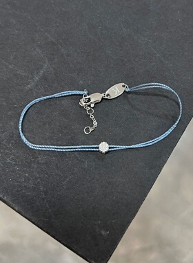 法国redline雾蓝手链女日常百搭女款轻奢小众女士高颜值设计感潮