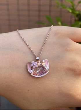 小红书同款玫瑰项链ins小众气质高级感甜酷暗黑新潮百搭款送女生