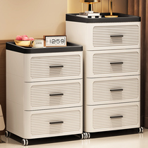 Thickened drawer containing cabinet storage cabinet Home living room Toys zero food lockers Bedroom briefs Bedroom head cabinet