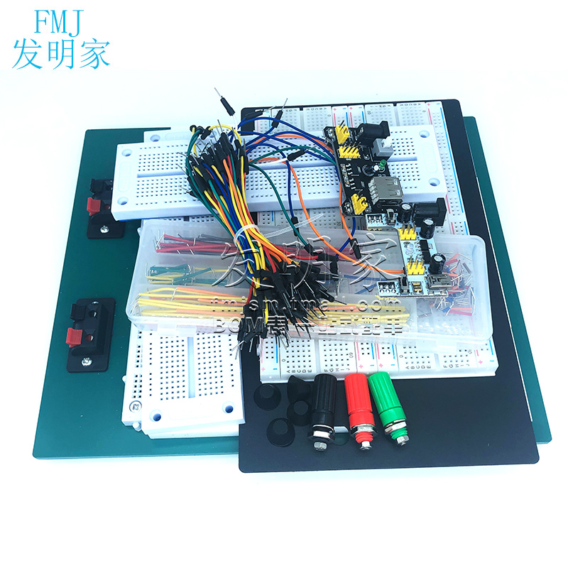 400孔面包板线MB-102 SYB-500电路板洞洞板实验板可组合拼接830 - 图2