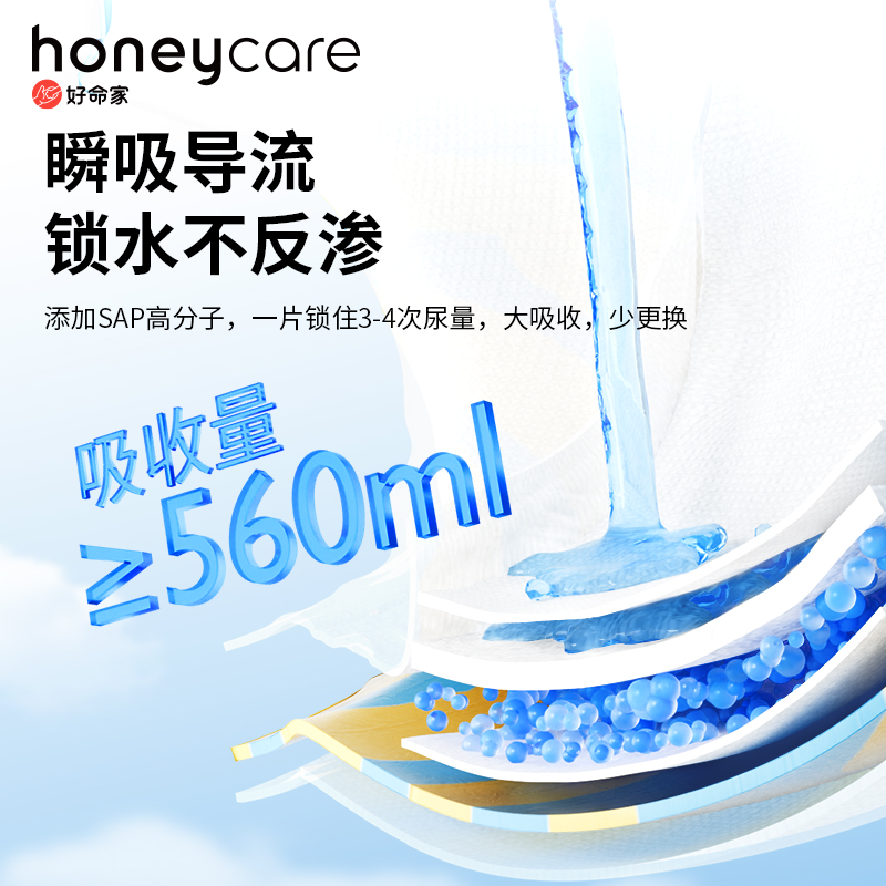 【10包囤货装】honeycare好命家狗狗尿不湿生理纸尿裤好命天生