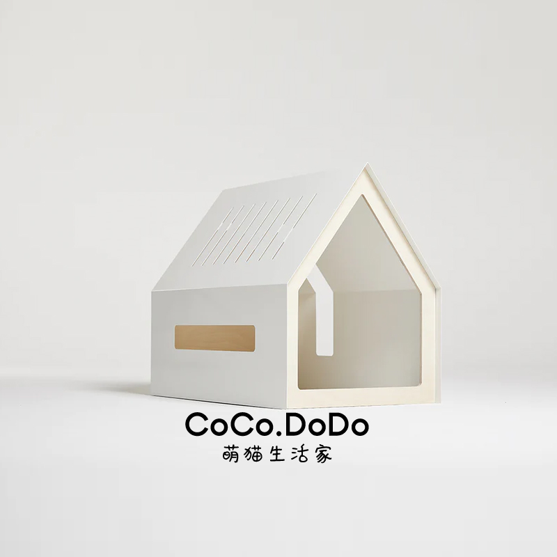 COCO.DODO 猫狗通用现代简约日式猫窝 猫床阳光房户外室内猫窝 - 图0