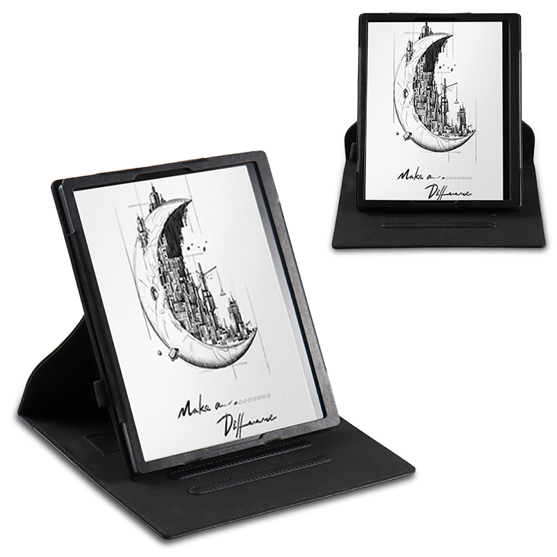 喜门红  适用掌阅iReader Smart5pro保护套SmartX超级智能本皮套X2壳FaceNote N1横竖支撑外套10.3英寸2/3/4