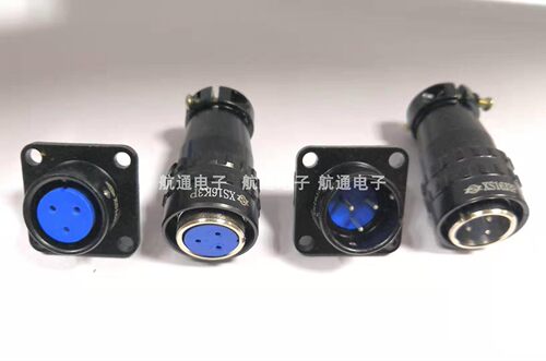 航空插头XS16J2PK2A热电偶J2P2芯 34579芯 螺丝压接接头可加工焊 - 图0