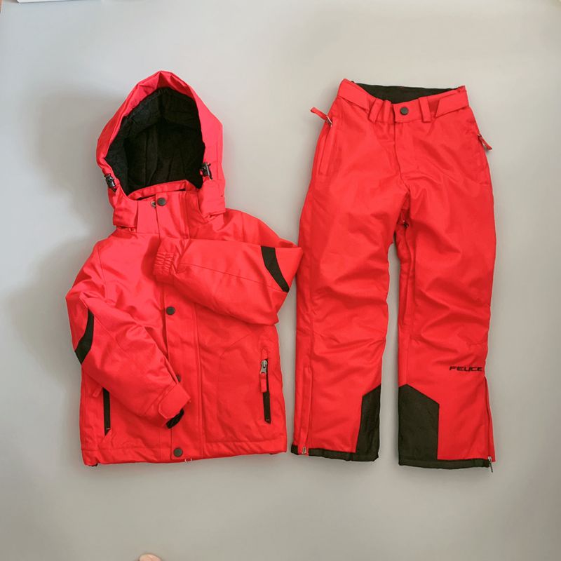 户外儿童滑雪服套装男童女童滑雪衣滑雪裤防水透气保暖滑雪棉服