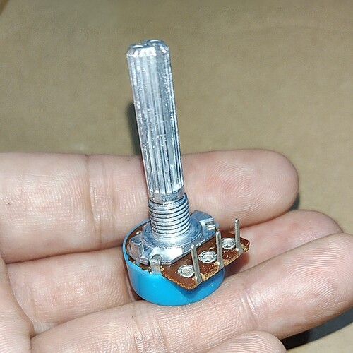 优质耐用148 16型反内弯3脚单联可调节音量电位器5K 10K 20k 50K - 图1