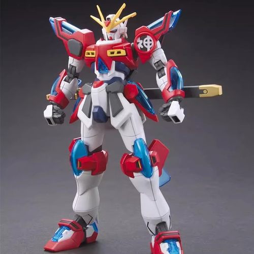 万代BANDAI HG 1/144 神木燃焰高达 创制 燃烧 暴热神人偶模型 - 图0
