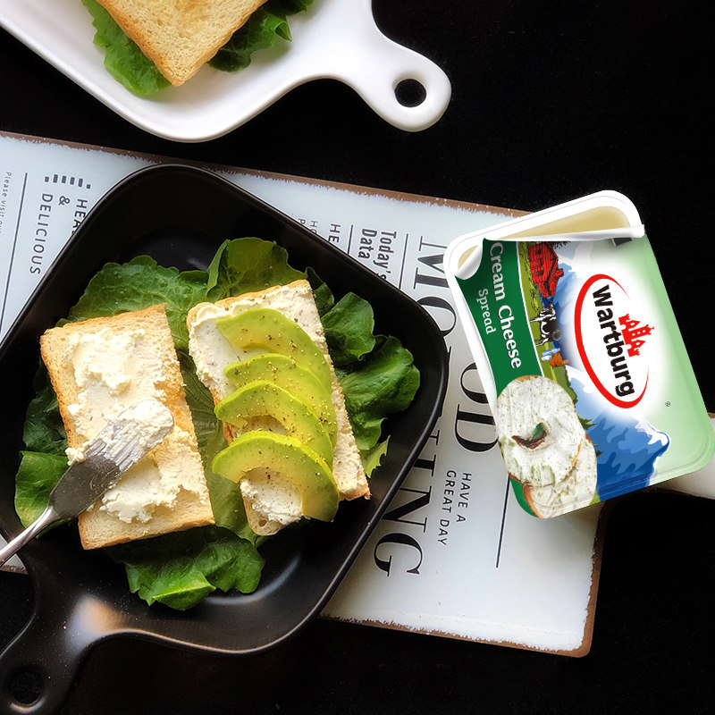 沃特堡蒜香涂抹奶油干酪150g奥地利进口原味奶酪芝士贝果面包酱,淘宝优惠券,粉丝福利购,淘宝优惠卷