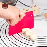 Sanneng Craking Intool, режущий порошок колбасы с ножом, пластиковый мягкий скребок для кремового крема для резки тесто