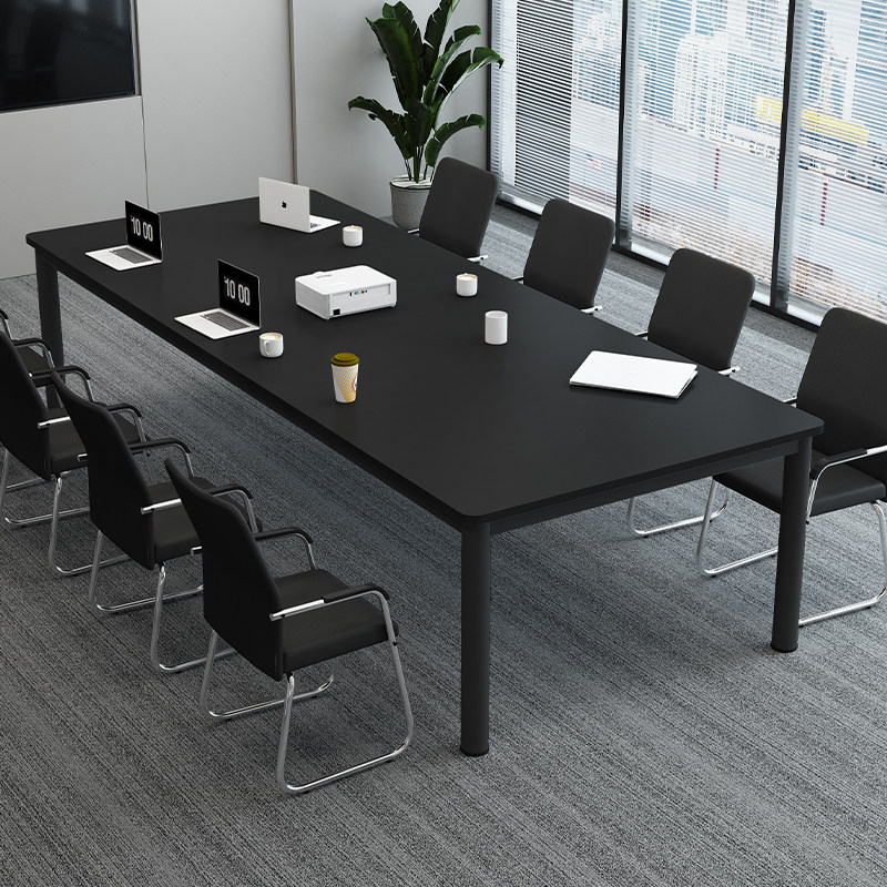 会议桌长桌会议办公一体桌简约现代长条桌桌椅组合小型洽谈工作台