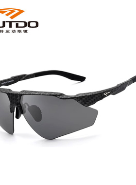 墨镜运动风偏光户外跑步骑行眼镜