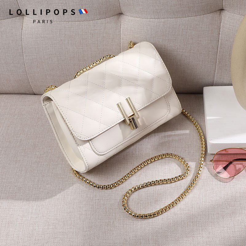 法国正品2020新款潮真皮单肩斜挎包 lollipops女士包袋