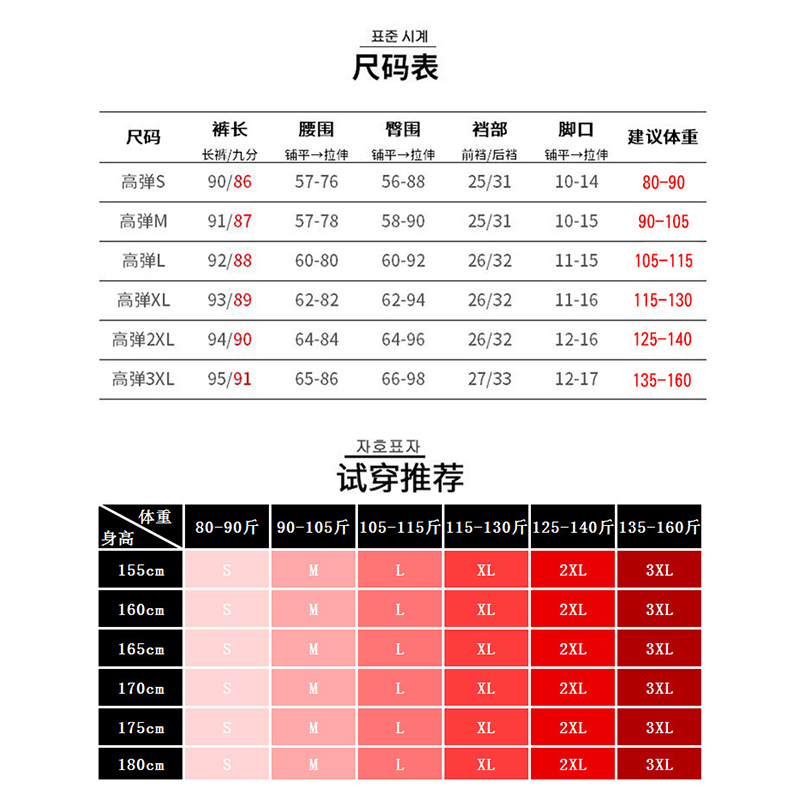 黑色打底裤女2023新款春秋款外穿高腰弹力紧身铅笔小脚裤小黑裤子 - 图2