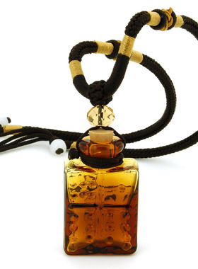 简约情侣琉璃朱砂香水精油瓶项链