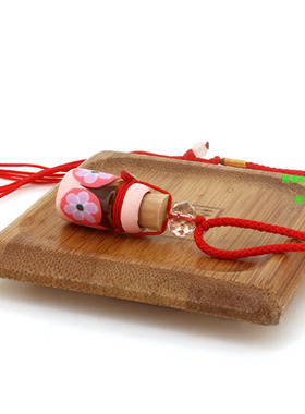 扩香玻璃精油瓶吊坠胎发小挂