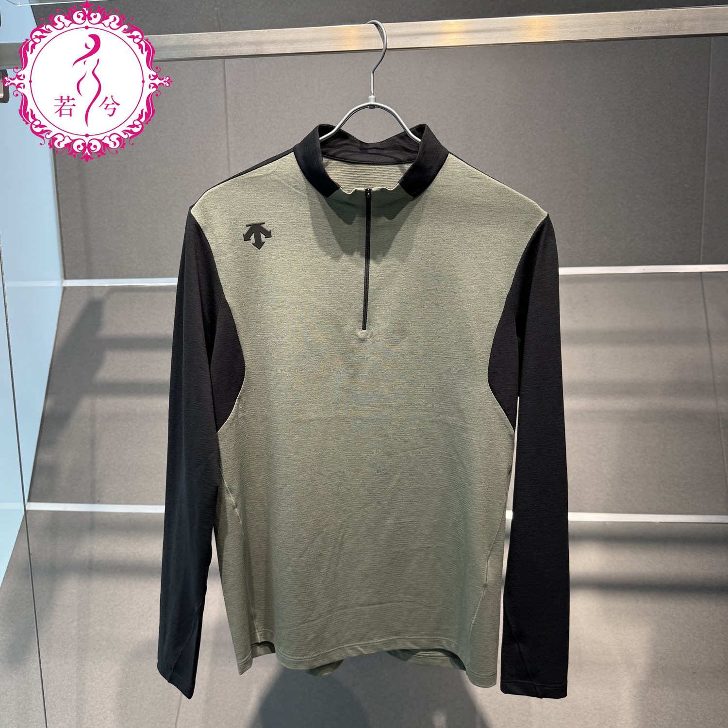 DESCENTE迪桑特2025秋冬男士运动健身吸湿速干长袖卫衣D5431TTL57 - 图3