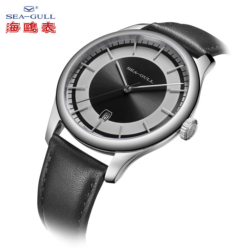 seagull男自动机械表中性防水表 海鸥表赢时国产腕表