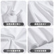 400g heavyweight pure cotton short-sleeved t-shirt for men white loose