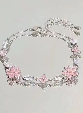 蓝色海浪手链2024轻奢新款高级