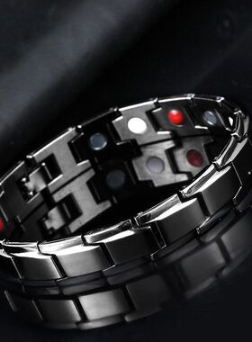 欧美跨境情侣时尚钛钢手链男女