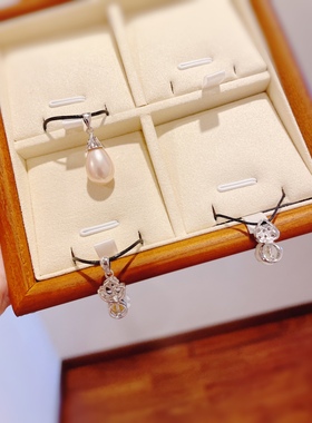 珍珠吊坠#BBF925纯银女