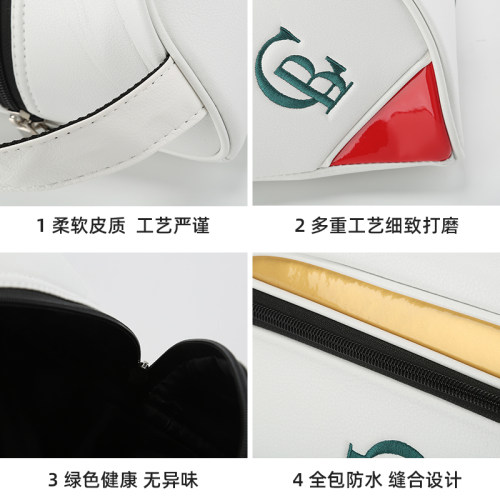 BC高尔夫鞋包新品皮革款大容量便携男女通用 - 图1