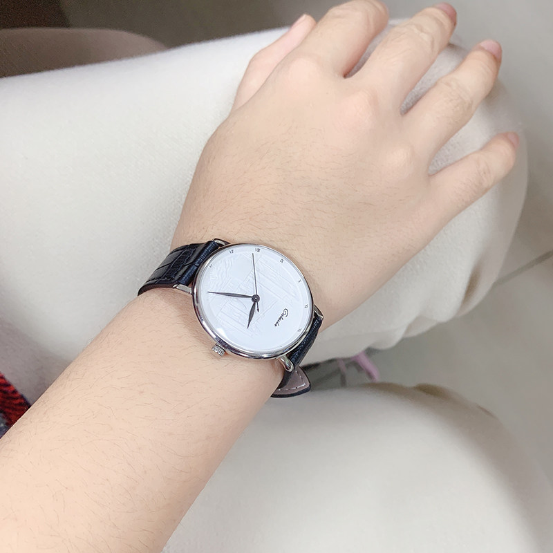 卡罗莱正品牌女士时尚简约情侣表 caluola贝安加国产腕表