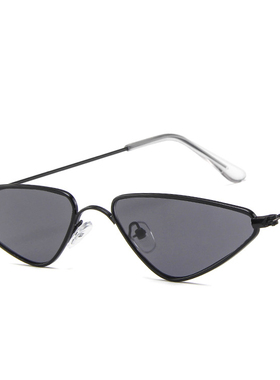 欧美个性小三角形太阳镜女