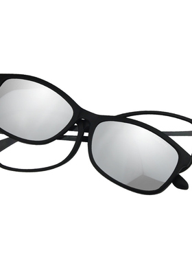 偏光磁吸套镜男款超轻近视太阳镜磁铁吸附夜视夹片墨镜眼镜框驾驶