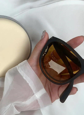 蕉下同款太阳眼镜折叠复古潮流