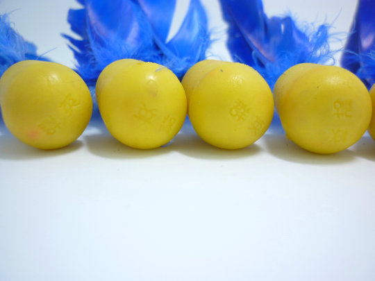 高弹板羽球 三毛 毽球 多款颜色 三毛球 30个全国包邮