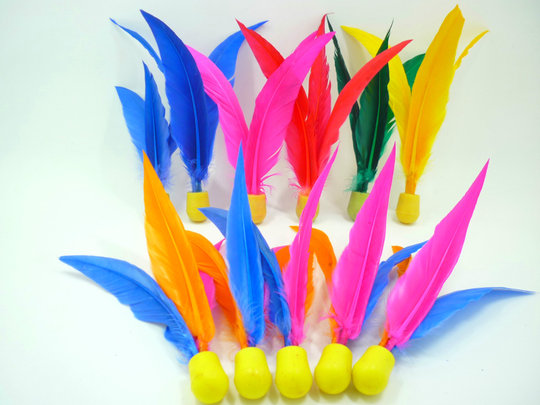 高弹板羽球 三毛 毽球 多款颜色 三毛球 30个全国包邮