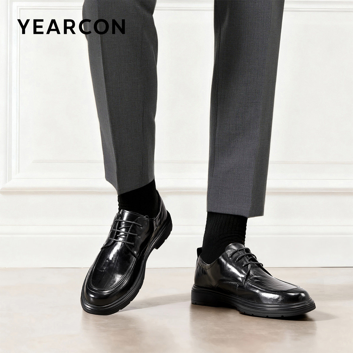 意尔康男鞋2026新款真皮休闲皮鞋男士商务正装软底大码公务通勤鞋,淘宝优惠券,粉丝福利购,淘宝优惠卷