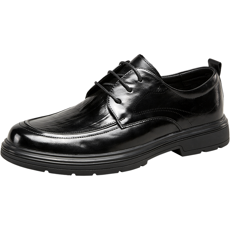 意尔康男鞋2026新款真皮休闲皮鞋男士商务正装软底大码公务通勤鞋,淘宝优惠券,粉丝福利购,淘宝优惠卷